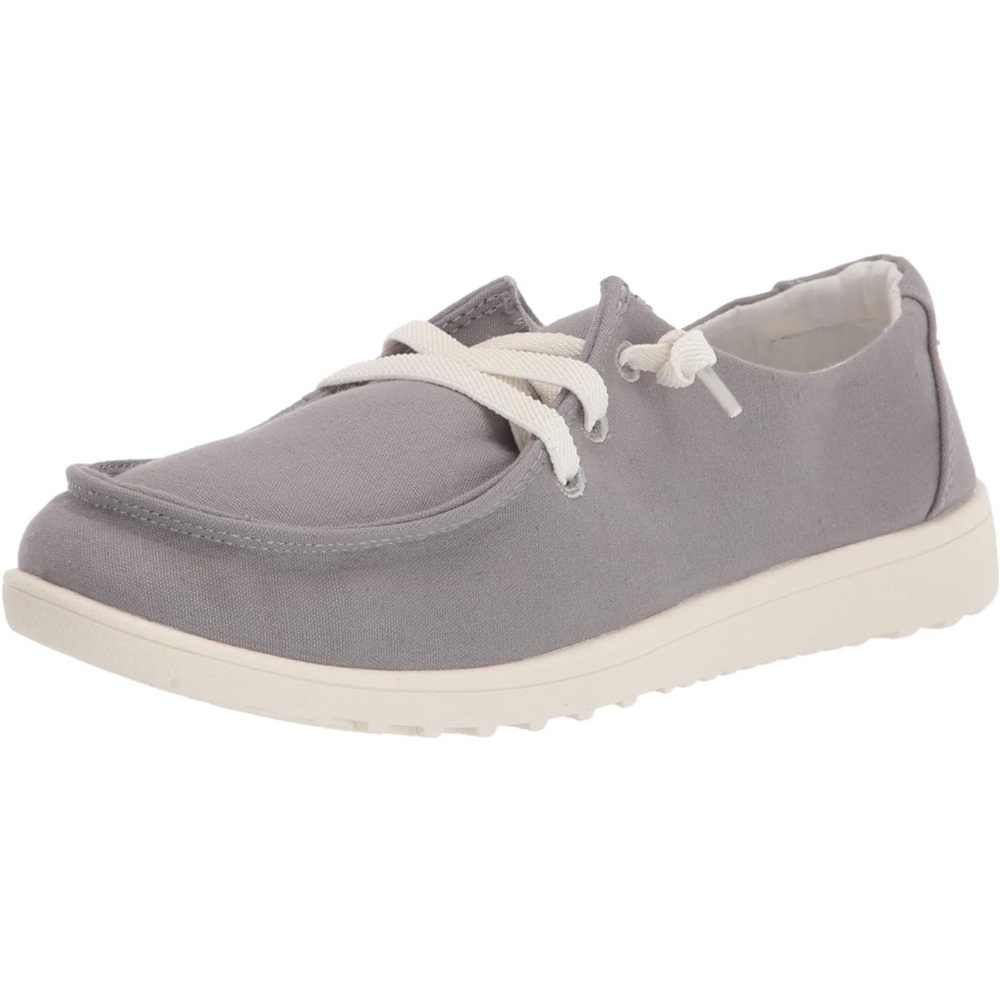New Madden Girl Women's Yasmin Sneaker in light grey - Picture 1 of 5